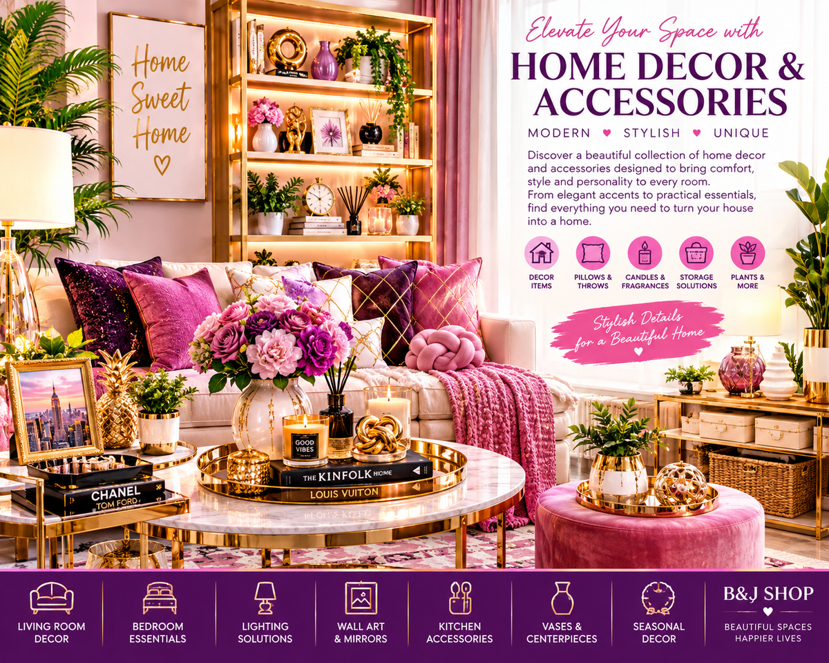 HOME DECOR & ACCESSORIES