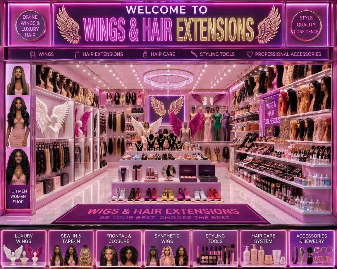 💇🏽‍♀️ WINGS & HAIR EXTENSIONS