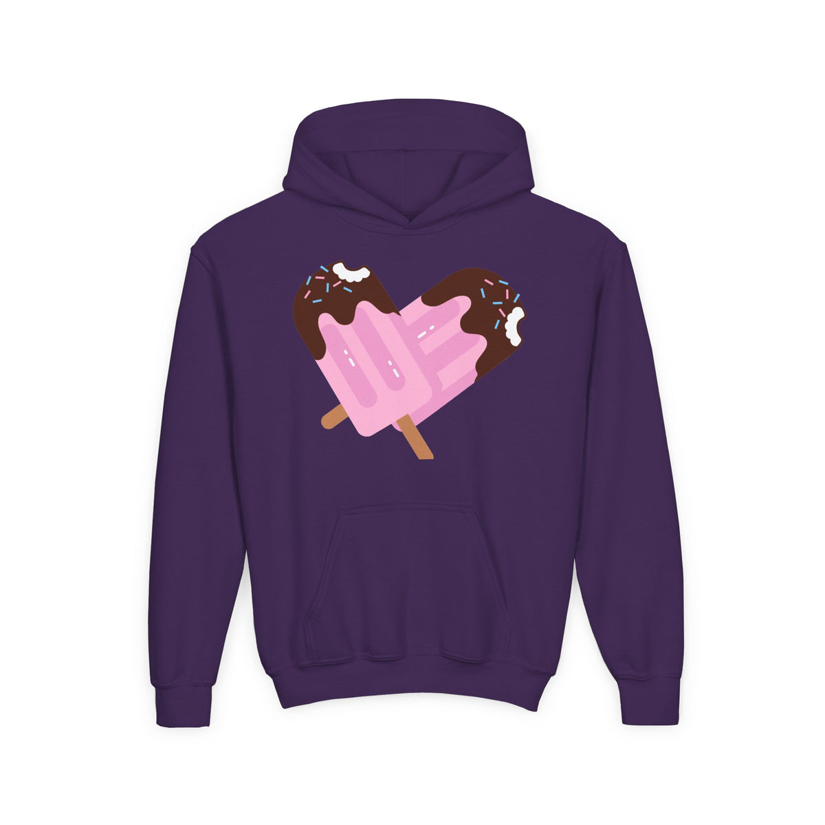 Youth Ice Cream Popsicle Graphic Hoodie