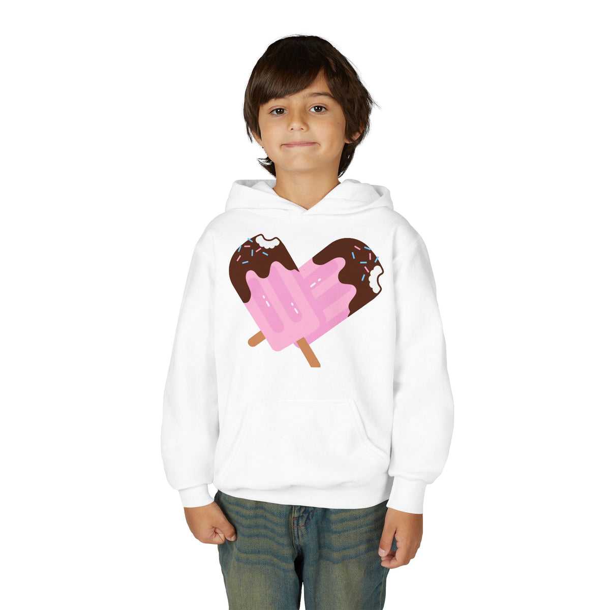 Youth Ice Cream Popsicle Graphic Hoodie