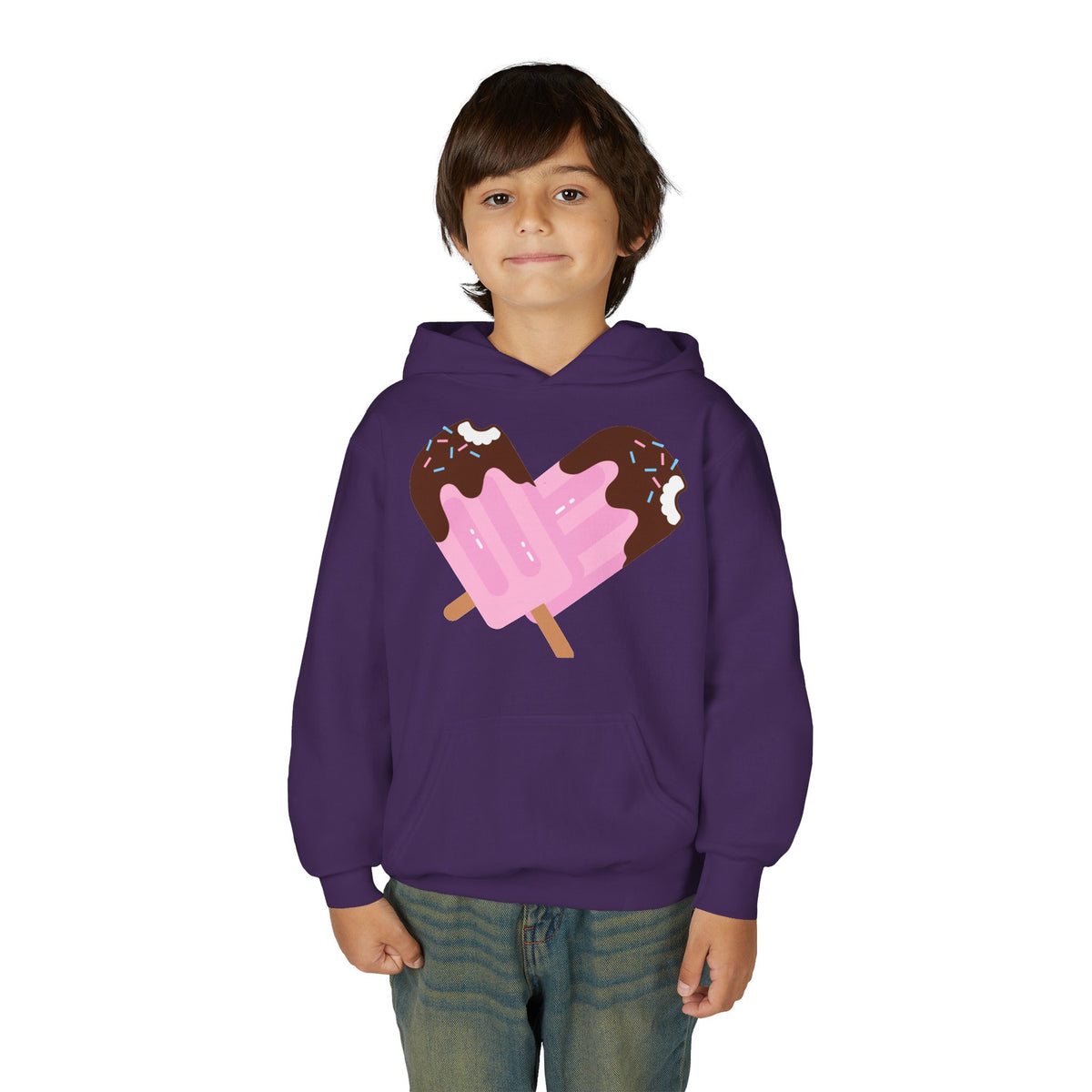 Youth Ice Cream Popsicle Graphic Hoodie